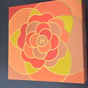 CHANEL Pink and Red Floral Box, Empty Box.